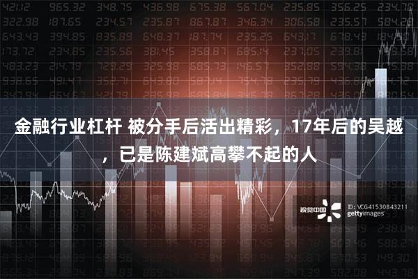 金融行业杠杆 被分手后活出精彩，17年后的吴越，已是陈建斌高攀不起的人