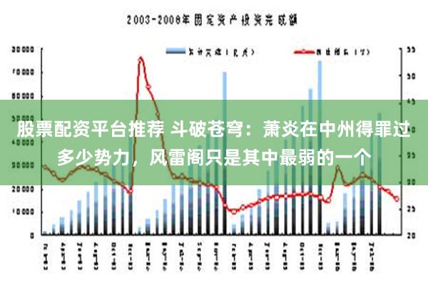 股票配资平台推荐 斗破苍穹：萧炎在中州得罪过多少势力，风雷阁只是其中最弱的一个