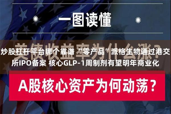 炒股杠杆平台哪个靠谱 “零产品”派格生物通过港交所IPO备案 核心GLP-1周制剂有望明年商业化