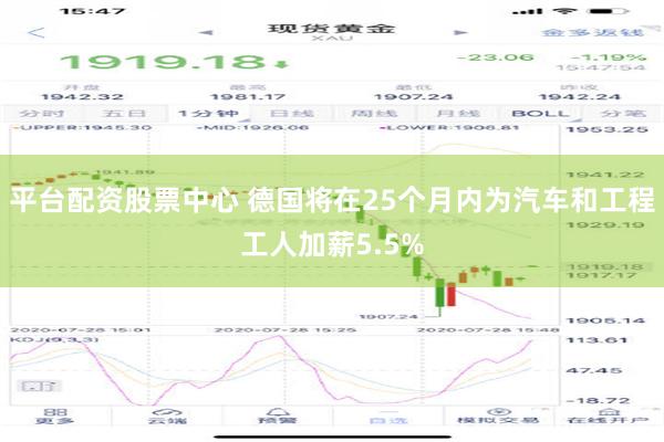 平台配资股票中心 德国将在25个月内为汽车和工程工人加薪5.5%