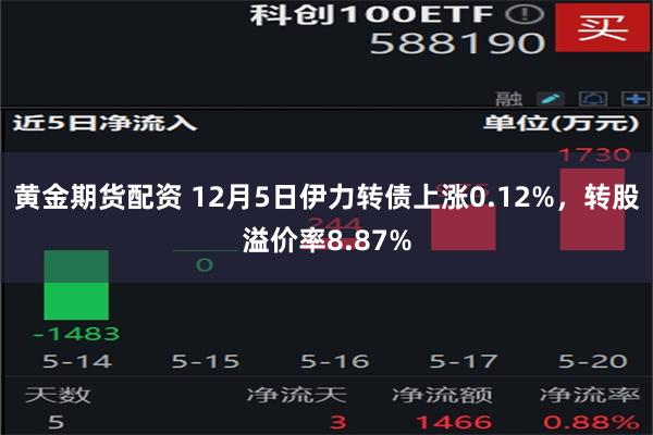 黄金期货配资 12月5日伊力转债上涨0.12%，转股溢价率8.87%